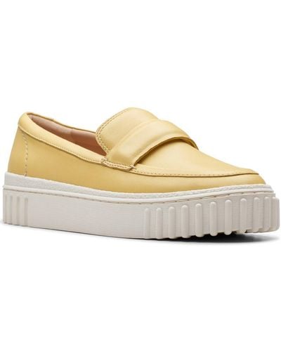 Clarks Mayhill Cove Slip On Shoes - Natural