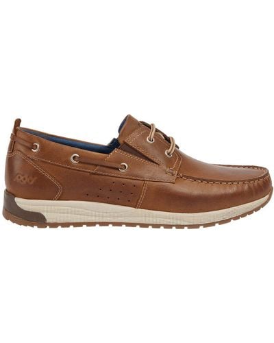 Pod Riley Boat Shoes - Brown