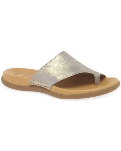 Gabor Lanzarote Toe Post Sandals - Multicolour