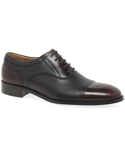 Loake Woodstock Lace Up Half Brogues - Multicolour