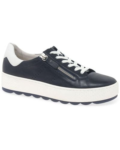 Gabor Quench Casual Trainers - Blue