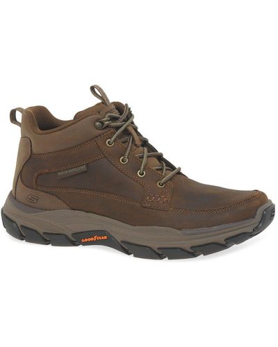 Skechers Respected Boswell Walking Boots - Brown