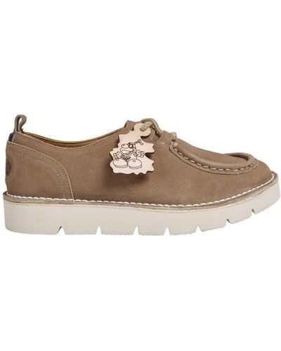 Pod Dusty Lace Up Moccasins - Brown