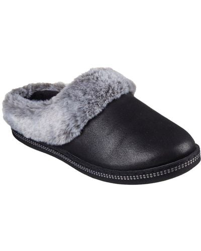 Skechers Cosy Campfire Lovely Life Slippers - Black