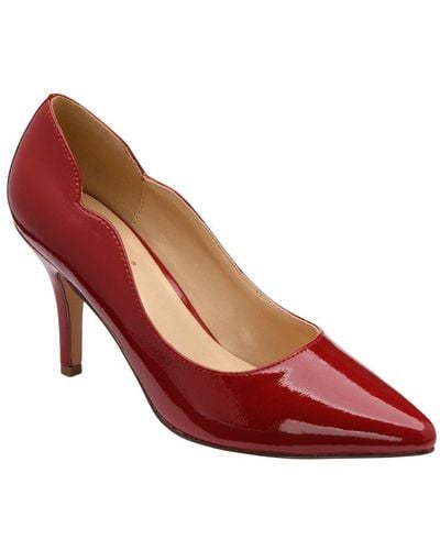 Lotus Meg Court Shoes - Red