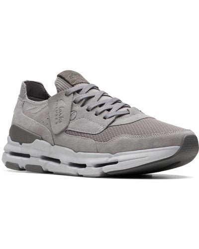 Clarks Nxe Lo Trainers - Grey