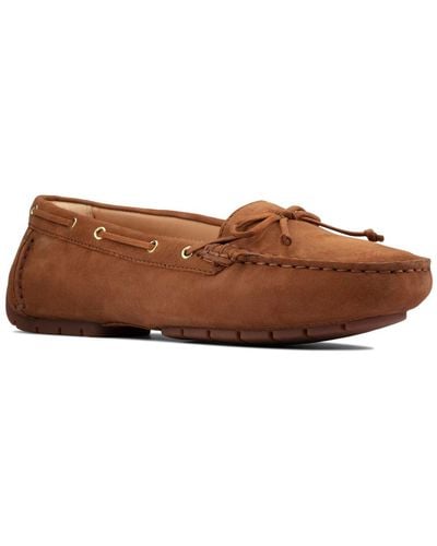 Clarks C Mocc Boat2 Shoes - Brown