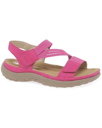 Rieker Locket Sandals - Pink