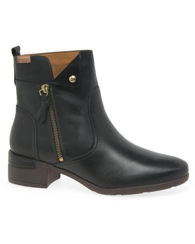 Pikolinos Monica Ankle Boots - Black