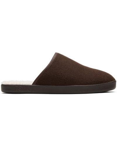 TOMS Harbor Slippers - Brown