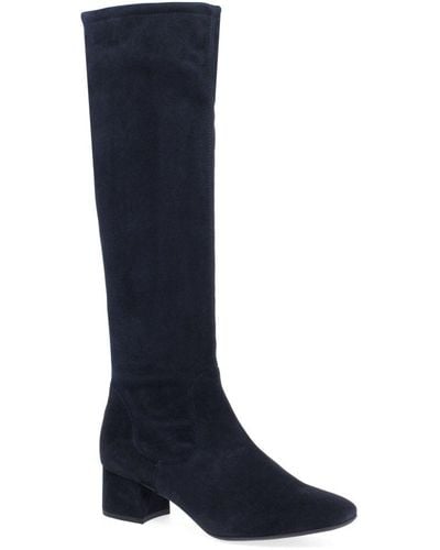 Peter Kaiser Tomke Suede Knee High Boots - Blue