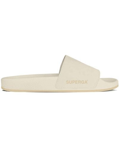 Superga Buttersoft Slides Sandals - Natural
