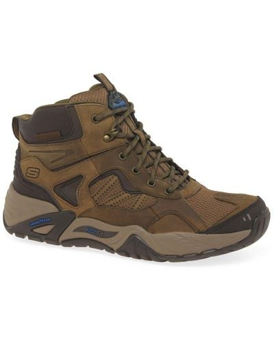 Skechers Arch Fit Recon Percival Boots - Brown