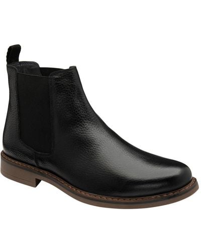 Frank Wright Hall Chelsea Boots - Black