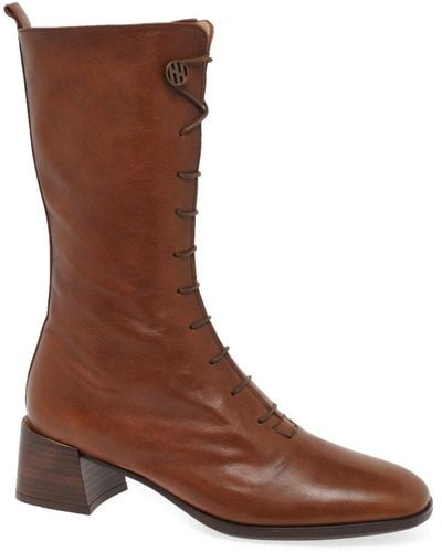 Hispanitas Alexa Calf Length Boots - Brown