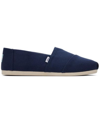 TOMS S Recycled Canvas Navy - Blue