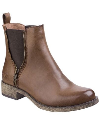 Rocket Dog Camilla Bromley Ankle Boots - Brown