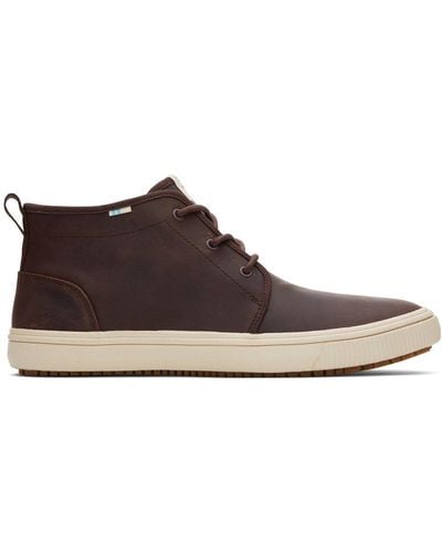 TOMS Carlo Mid Terrain Sneakers Size: 7 - Brown