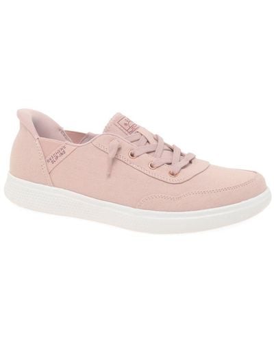Skechers Bobs Slip In Keep It Sweet Shoes - Pink