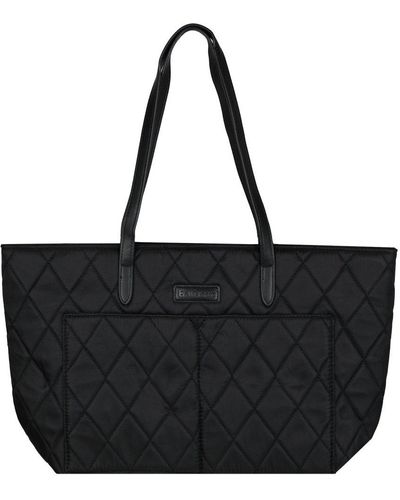 Barbour tote sales bag Black