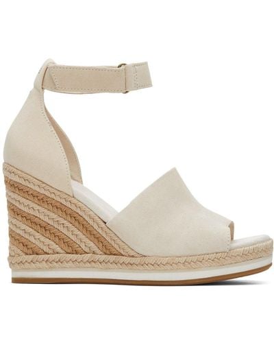 TOMS Marisol Wedge Sandals - White