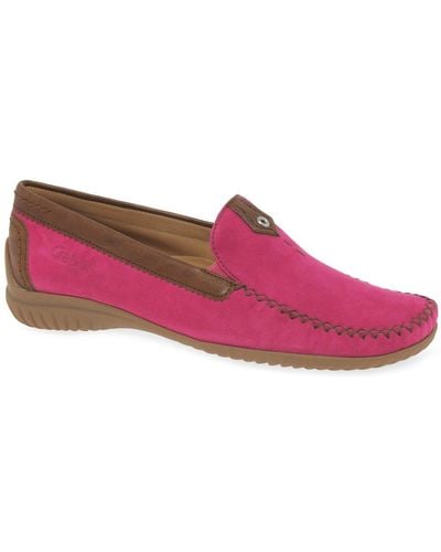 Gabor California Sporty Moccasins - Pink