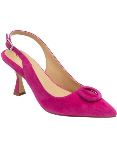 Lotus Delfina Slingback Court Shoes - Pink