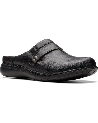 Clarks Un Loop Ease Casual Shoes - Black