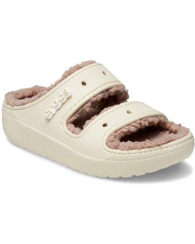 Crocs™ Classic Cozzzy Sandal - Natural