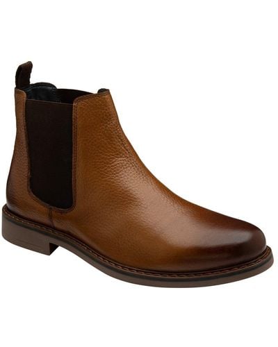 Frank Wright Hall Chelsea Boots - Brown