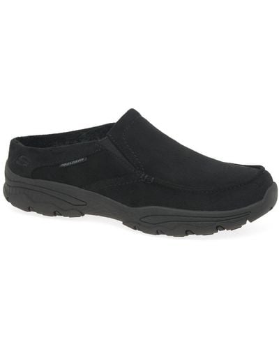 Skechers Creston Mule Slippers Size: 6 - Black