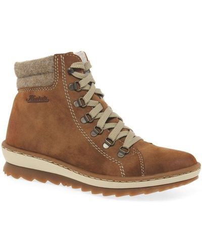 Rieker Woodland Walking Boots - Brown