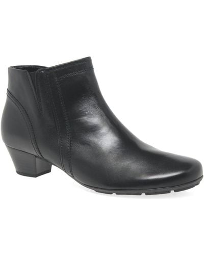 Gabor Heritage Ankle Boots - Black