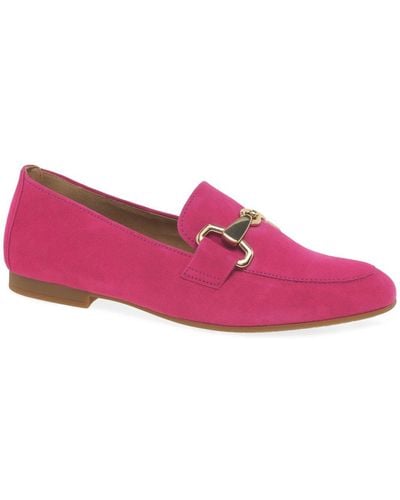 Gabor Jangle Loafers - Pink