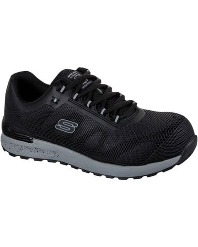 Skechers Bulklin Bragoo Safety Sneaker Size: 6, - Black