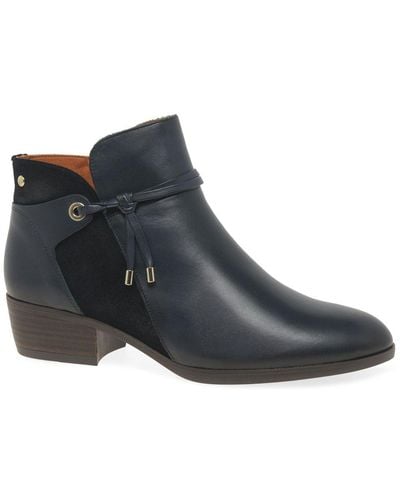 Pikolinos Darcey Ankle Boots - Blue