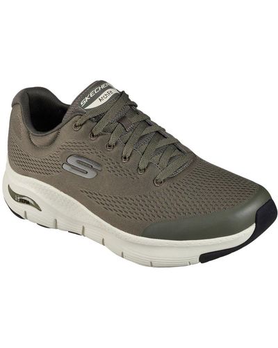 Skechers Arch Fit Trainers - Green