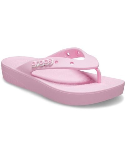 Crocs™ Classic Platform Flip Flops - Pink
