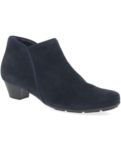Gabor Trudy Ankle Boots - Blue