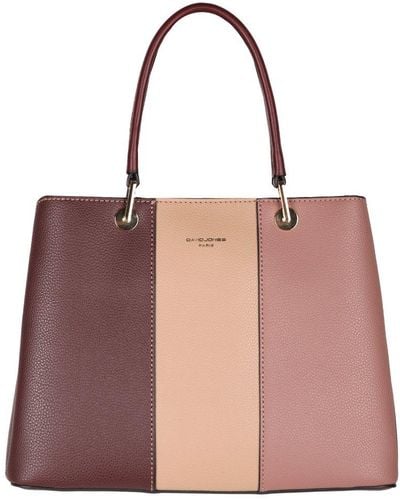 David Jones Paris Brown LeatherLarge Purse Handbag | eBay