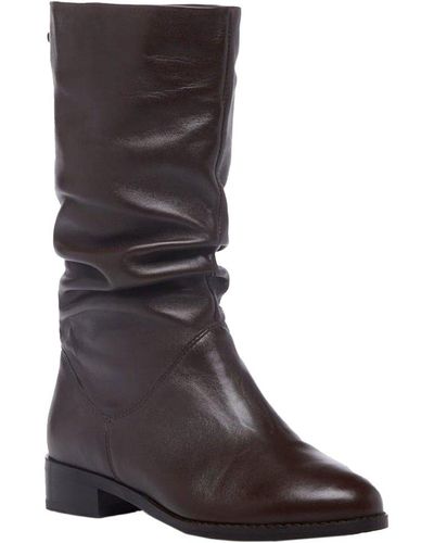 Dune Rosalindas Calf Boots - Brown