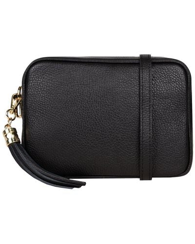 Elie Beaumont Crossbody 2 Customisable Handbag - Black