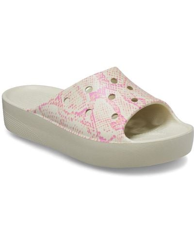 Crocs™ Classic Platform Slide Sandals - Multicolour