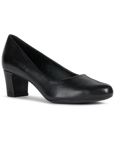 Geox Umbretta Court Shoes - Black