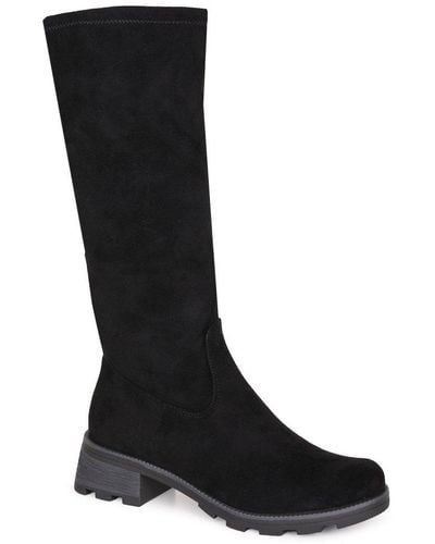 Caprice Alba Knee High Boots - Black