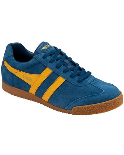 Gola Harrier Suede Casual Sneakers - Blue