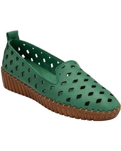 Lotus Karson Slip On Shoes - Green