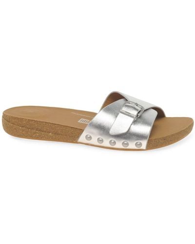 Fitflop Fitflop Iqushion Adjustable Buckle Sandals - Grey