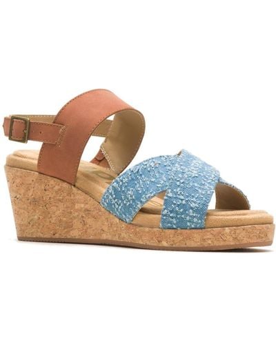 Hush Puppies Willow X Band Sandals - Blue