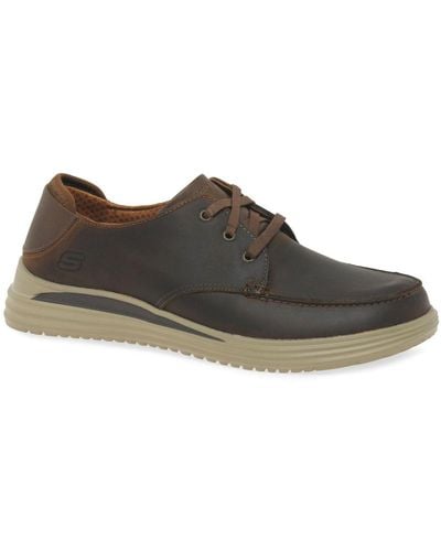 Skechers Pertola Valargo Shoes - Brown
